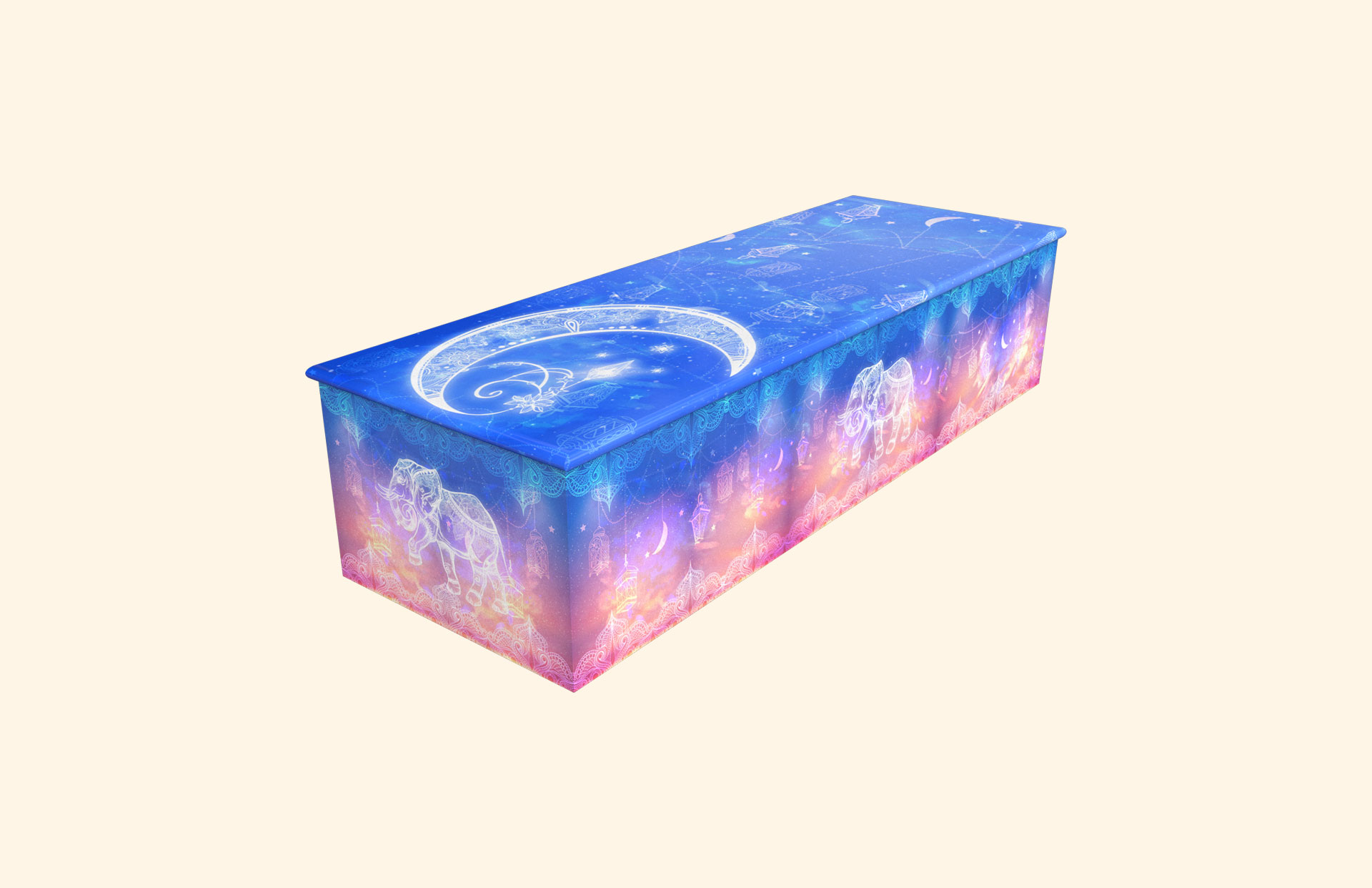 To the Moon and Back child casket